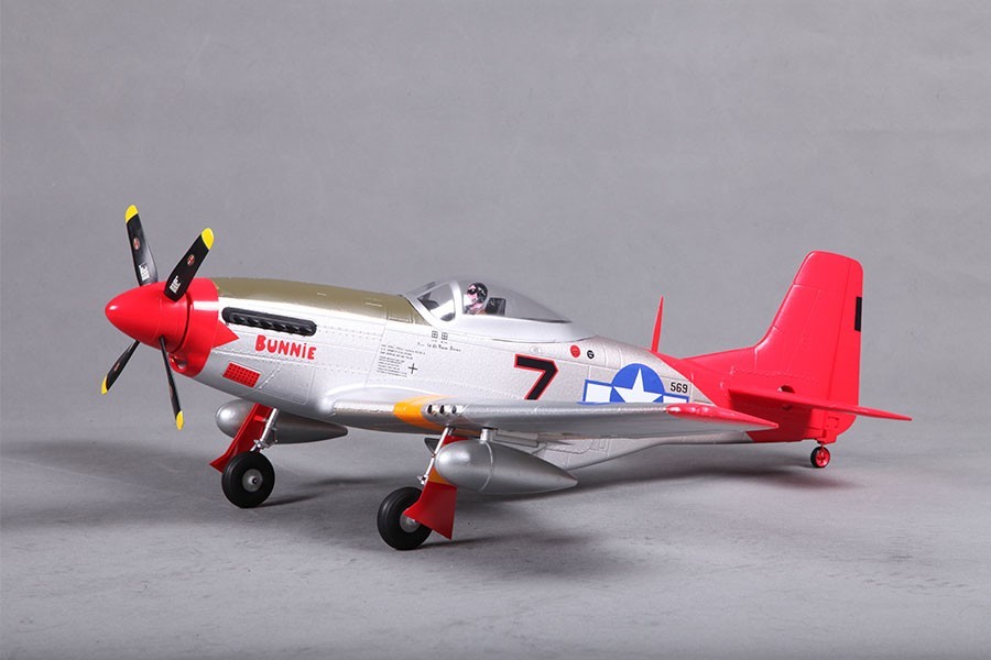 Airplanes, FMS 800mm P51(V2) Red Tail PNP