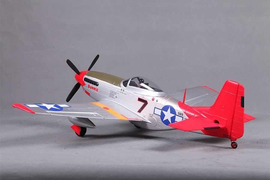 Airplanes, FMS 800mm P51(V2) Red Tail PNP