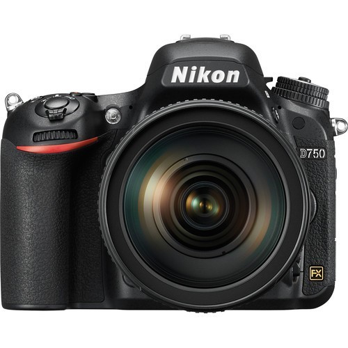 Nikon D750 DSLR body only (VBA420AM) + Nikon Vest + 16 Memory Card, Black