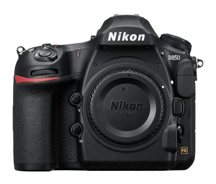 نيكون دي850 كاميرا، هيكل فقط، 45.7 ميجابكسل (VBA520AM) + بطاقه ذاكره + نيكون سترة تصوير + نيكون كوب